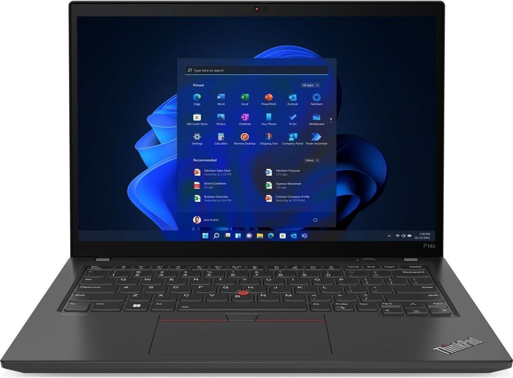 Lenovo ThinkPad P14s - Komplettsystem - Core i5 1,9 GHz - Produktbild 