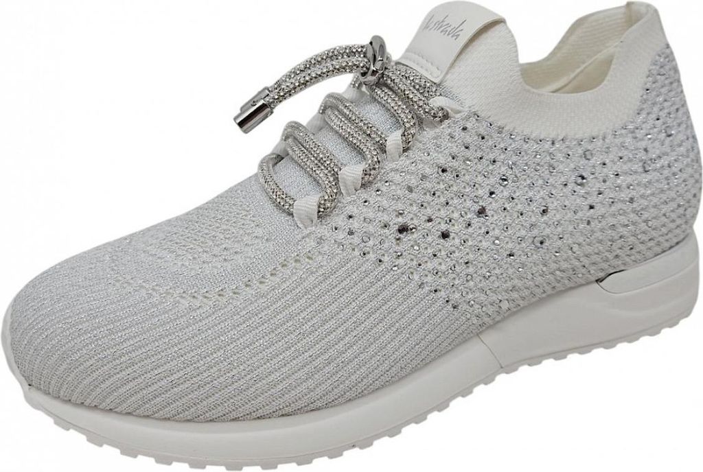 La Strada 2400409-4504 (40/bílá-stříbrná pletená+ston) Obrázek produktu 