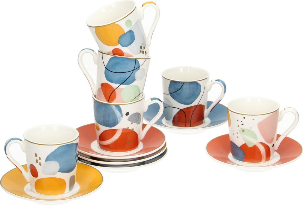 Tassen-Set Macchie 6 Stck.