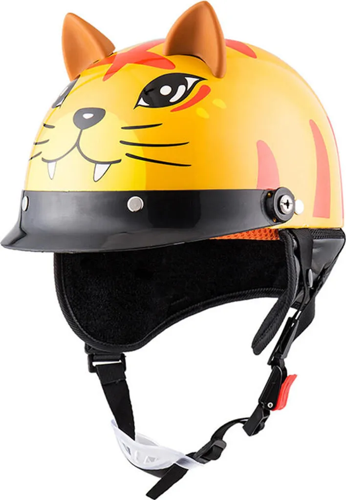 BYB ABS Bambini Protezione Casco Carino Lente Antiappannamento Traspirante Cartoon Universale