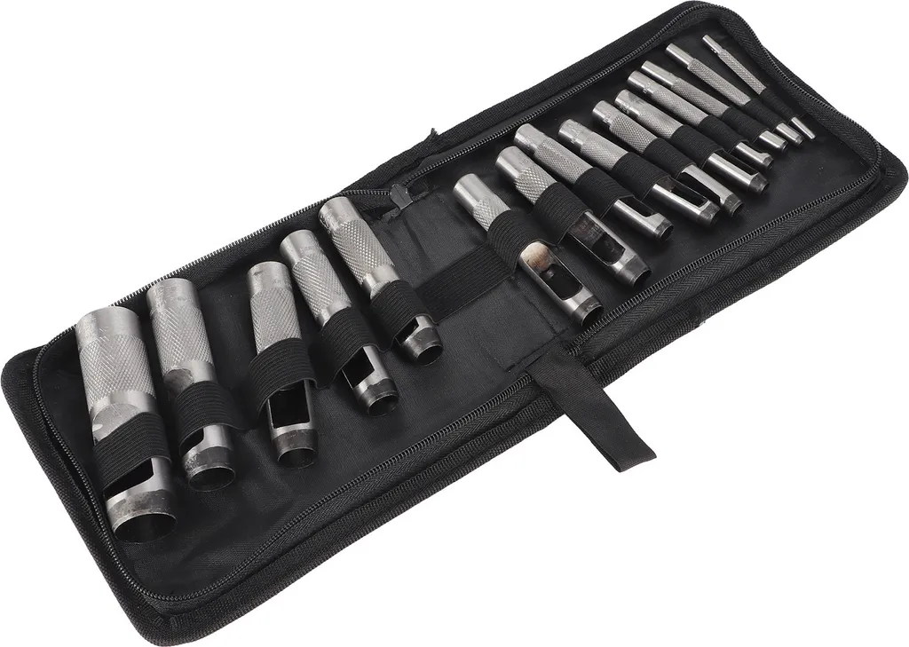 Perforateur de cuir en acier au carbone pour ceintures et maroquinerie