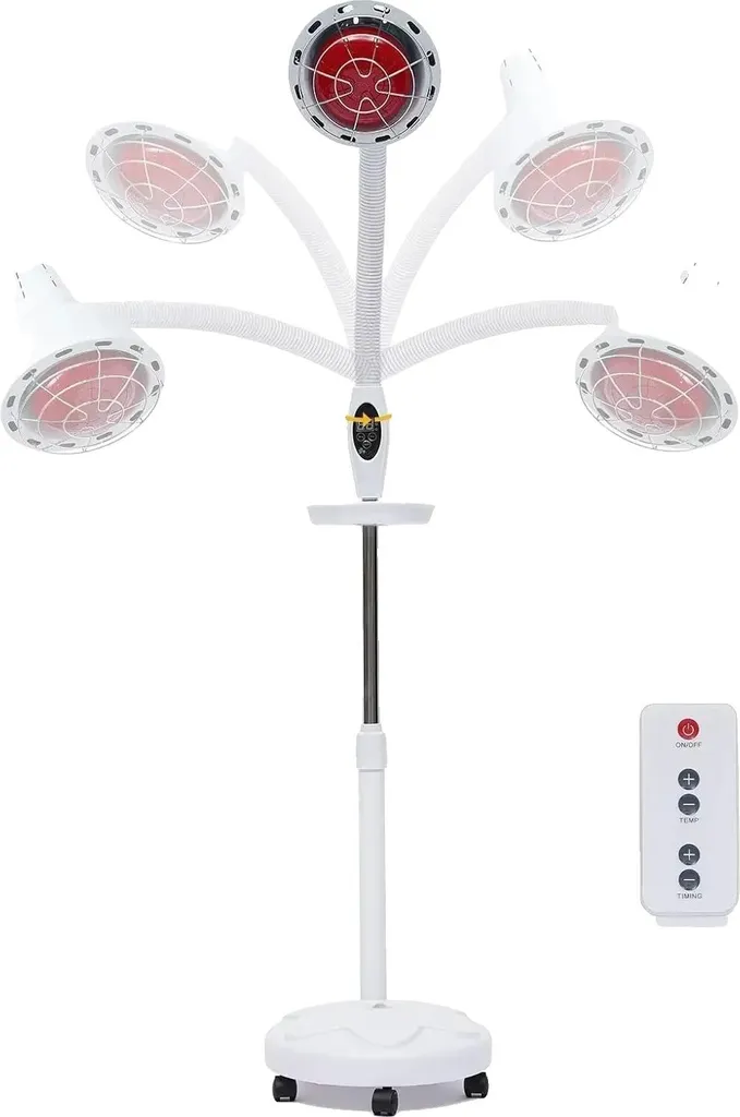 Soulager mal de dos avec la lampe infrarouge réglable et sa minuterie