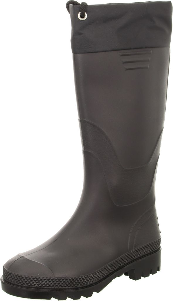 Schwarze Gummistiefel aus Synthetik mit Kaltfutter, Produktbild 