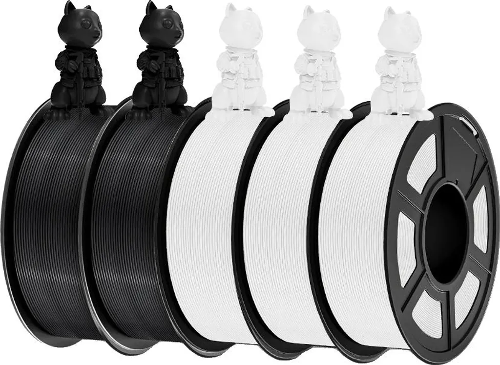 ABS Filamento 3D Alta Resistenza - Compatibile e Duraturo 2BK 3WT