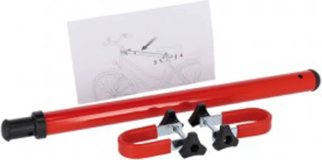 XLC Adaptateur Porte-bagages Arrière Spécial BMX et Cadre Bas en Rouge