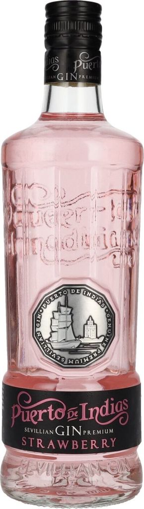 Puerto de Indias STRAWBERRY Premium Gin 37,5% Vol. 0,7l Produktbild 
