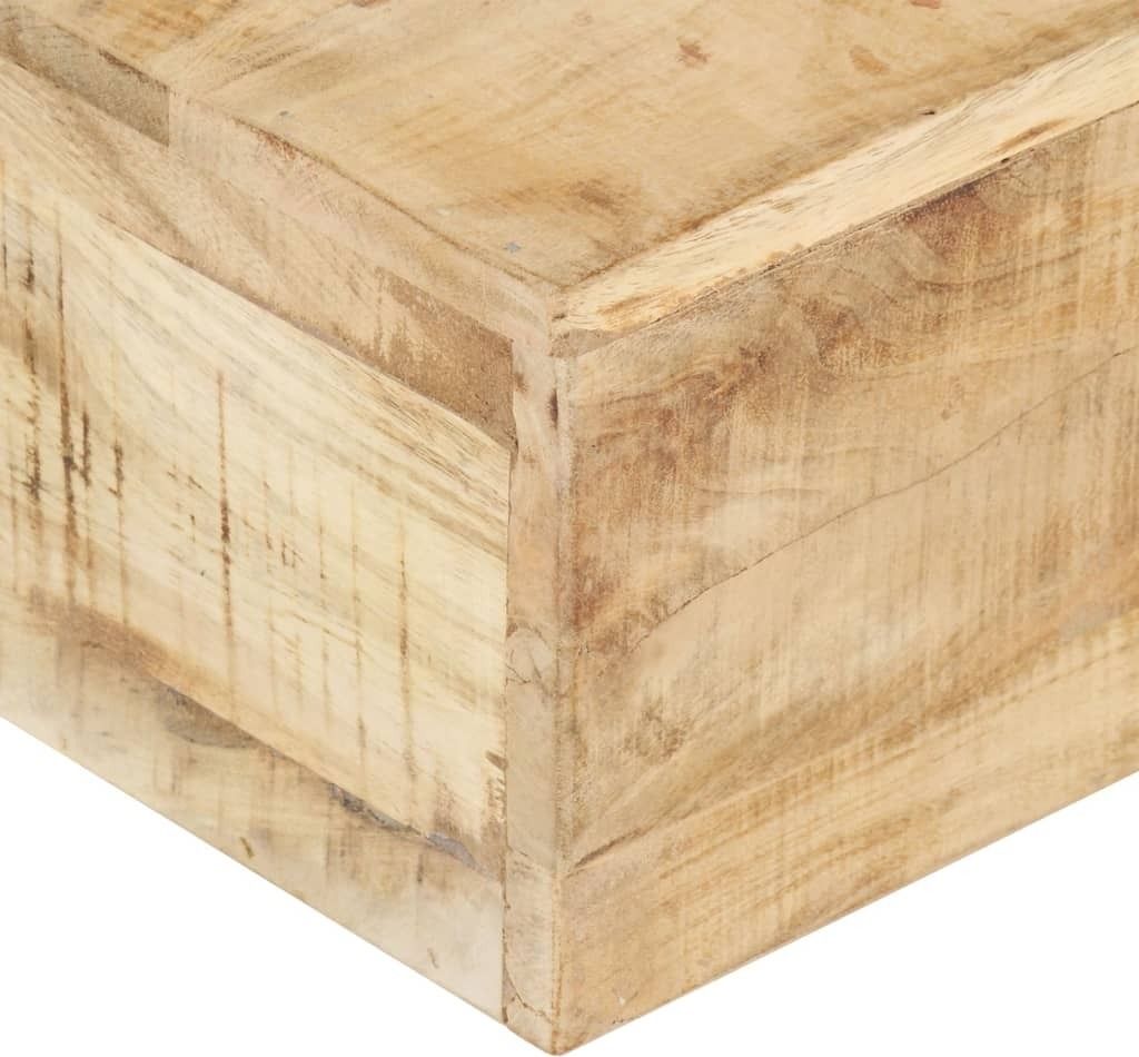 "Winterschlussverkauf "Couchtisch - CLORIS - Wohnzimmertisch - Robust und langlebig - 80x80x28 cm Massivholz Mango - NeuMöbel7939760