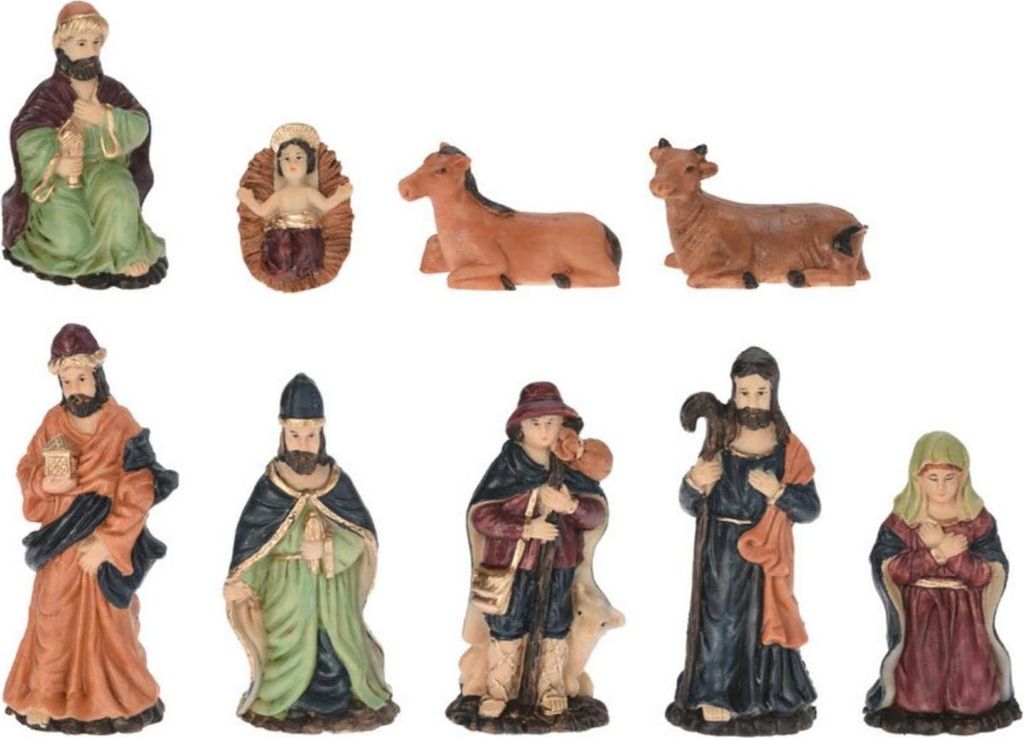 Súprava figúrok do postieľky 9 kusov 8 cm - Svätá rodina, Obrázok produktu 