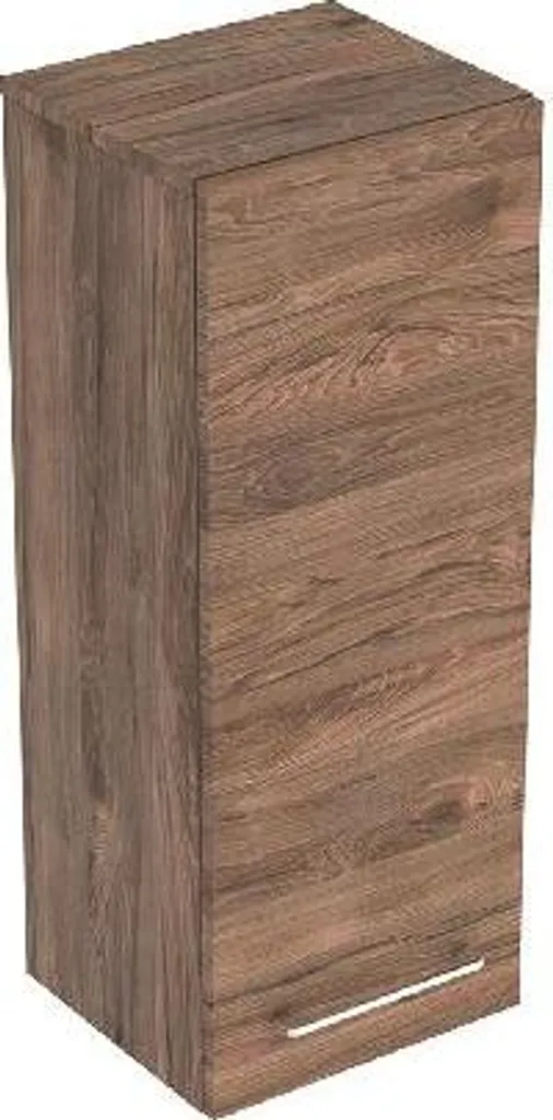 Meuble de salle de bain haut Geberit Selnova Square Noyer 85x33 cm