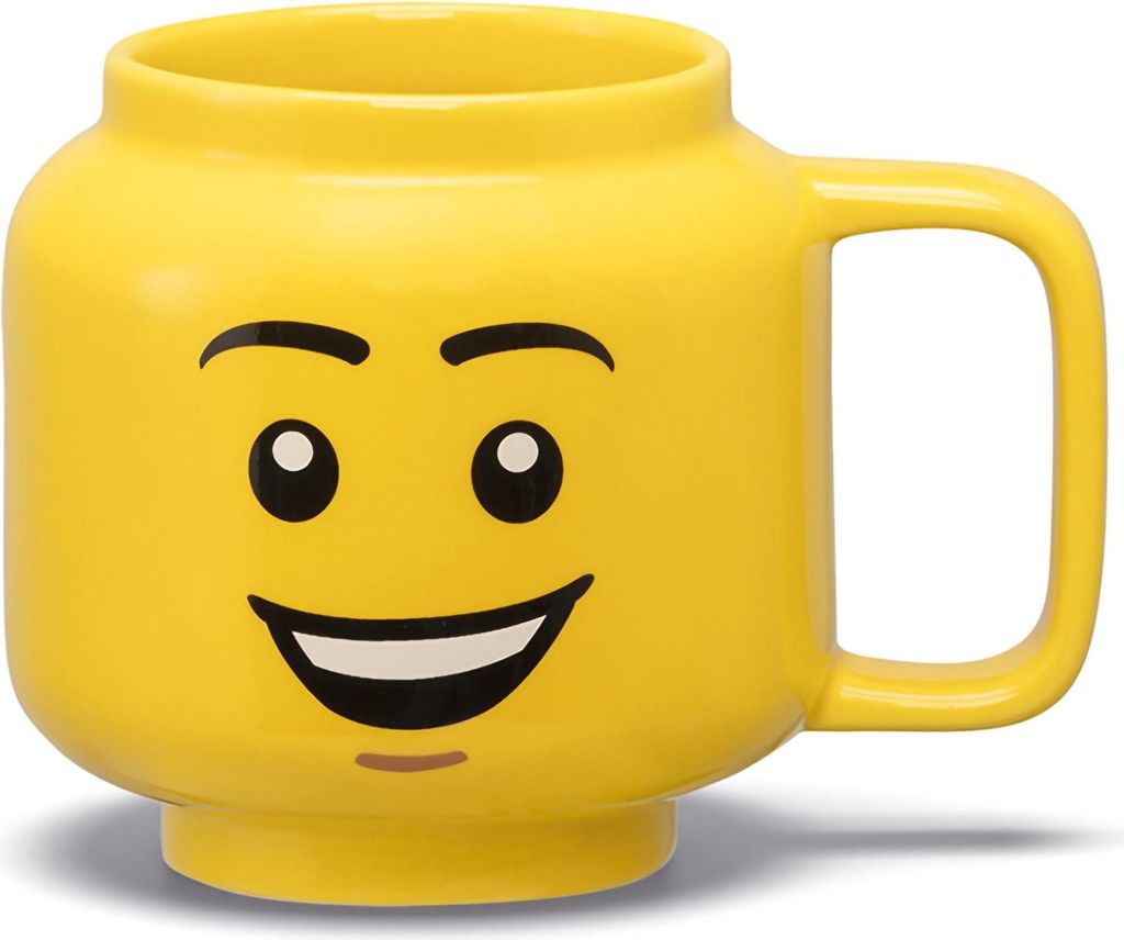 LEGO Kaffeetasse HAPPY BOY 255 ml gelb im Karton aus Keramik
