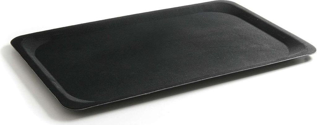 HENDI Serviertablett Euronorm 37x53 cm Fiberglas schwarz Produktbild 
