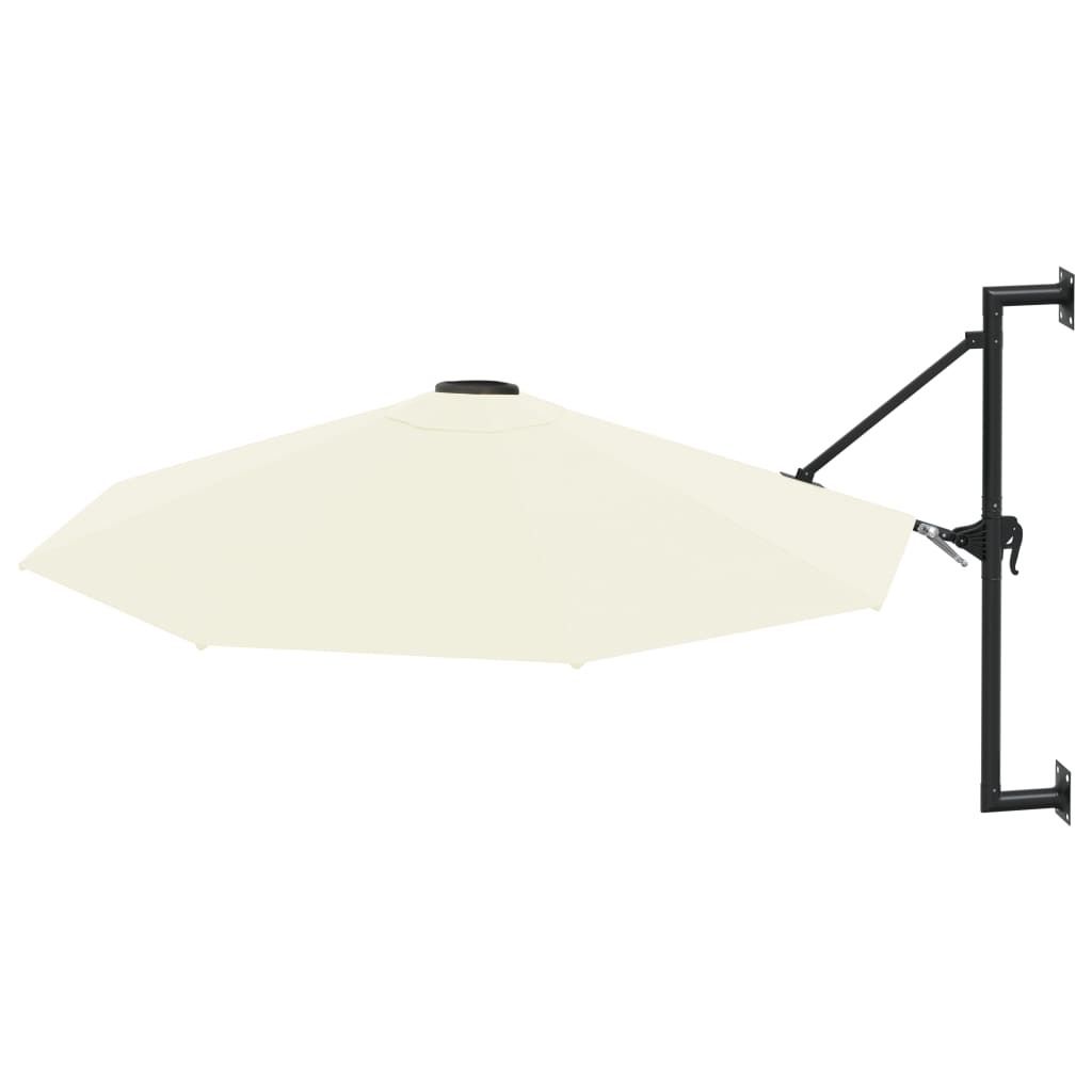 vidaXL Parasol do montażu na ścianie z metalowym słupkiem Zdjęcie produktu 