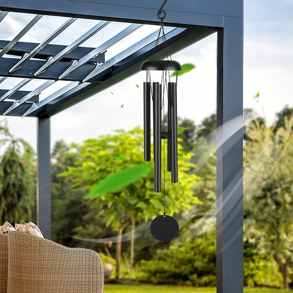 Herdenkingswindgong - Elegante Gartenaccessoire - 1 Stück - Aluminium