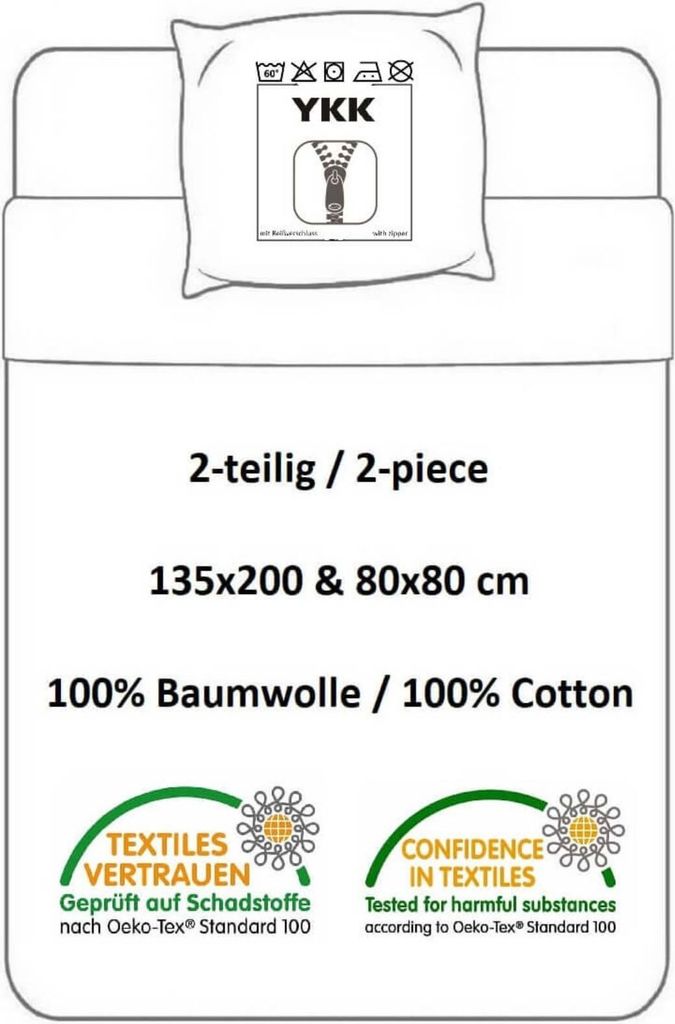 Harry Potter - Wende-Bettwäsche-Set, 135x200 & 80x80 Produktbild 4