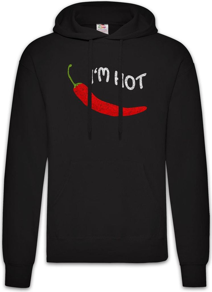 Urban Backwoods Chili I'm Hot, Herren Hoodie, Farbe: Schwarz, Größe: 2XL