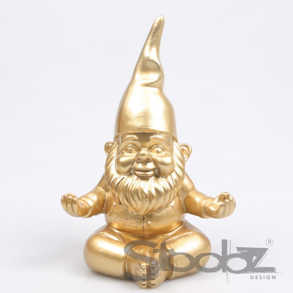 Stoobz Design Stoobz Gnom Yoga Gold 20cm