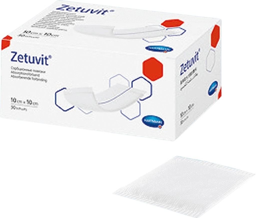 Zetuvit Saugkompresse steril 10x10cm (25 Stk.) Produktbild 