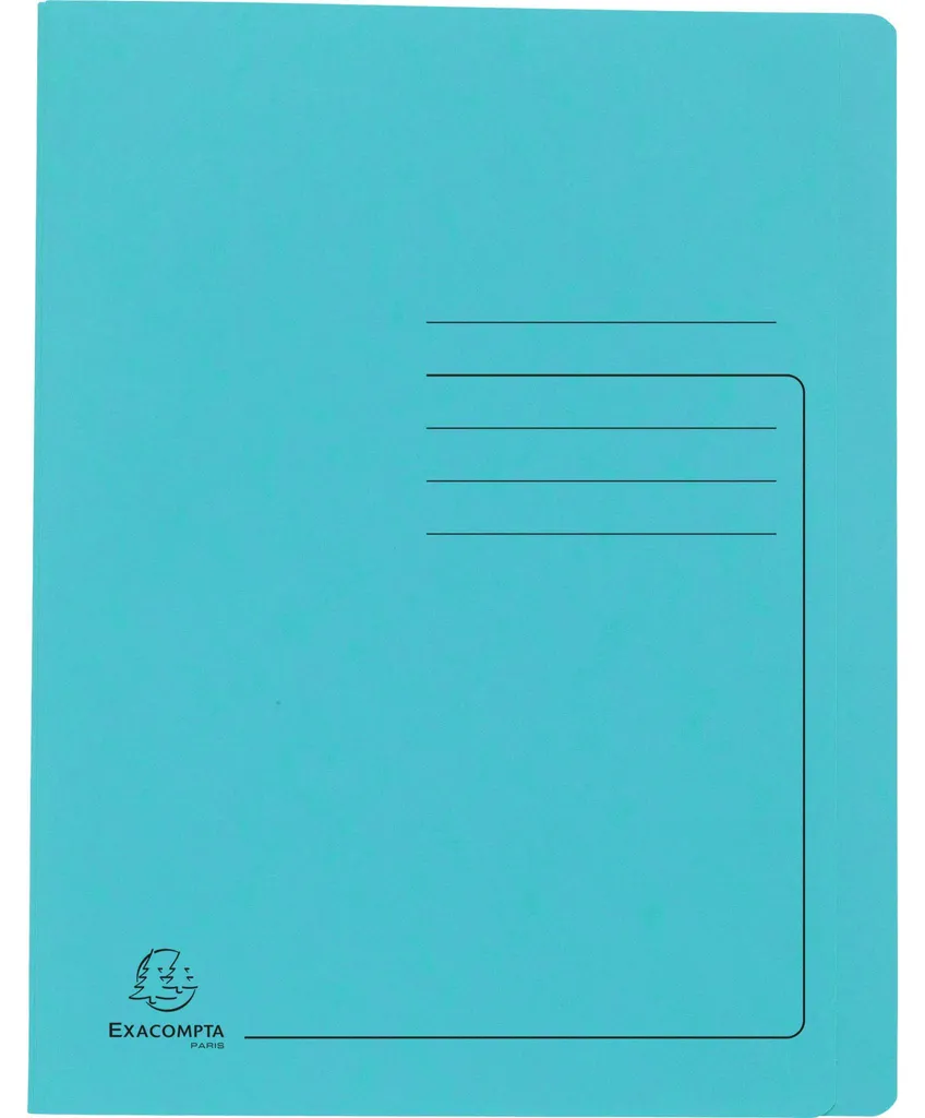 Organiser vos Dossiers A4 avec les Chemises à Lamelle Turquoise Exacompta