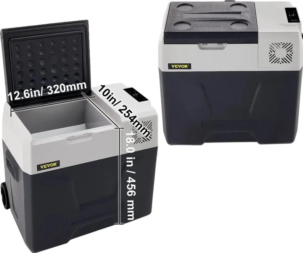 Congélateur portable 50L pour voiture et camping avec zone modulable