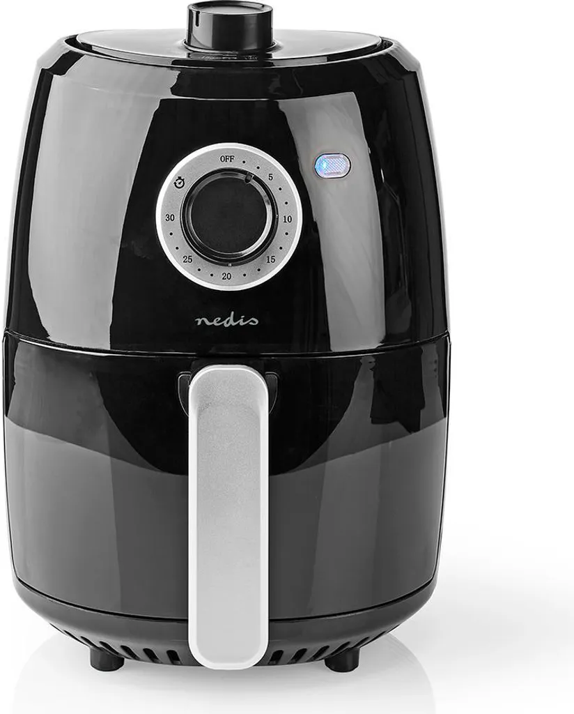 Friteuse sans huile Nedis KAAF120FBK 2.4L 1000W - Air Fryer Noir Mat