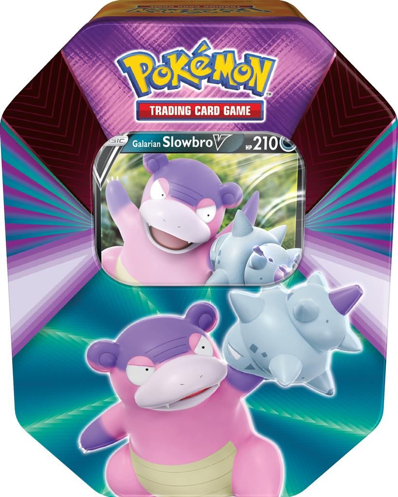 Pokemon V Forces Tins: Galarian Slowbro V Tin Zdjęcie produktu 