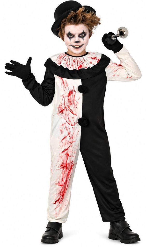 Clown spaventoso divertente costume di Halloween Immagine del prodotto 