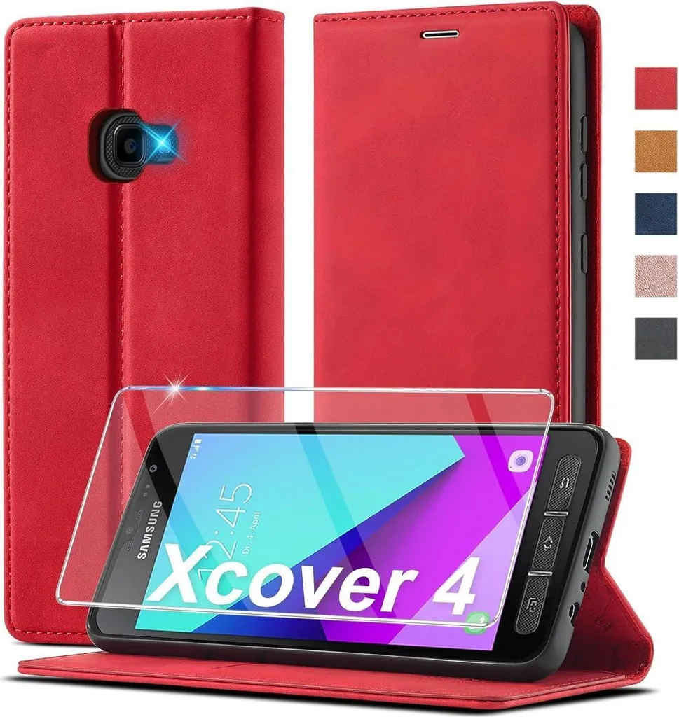 Custodia Portafoglio In Pelle Scamosciata Sintetica Per Crosscall Core-X4 – Rosa Con Chiusura Magnetica