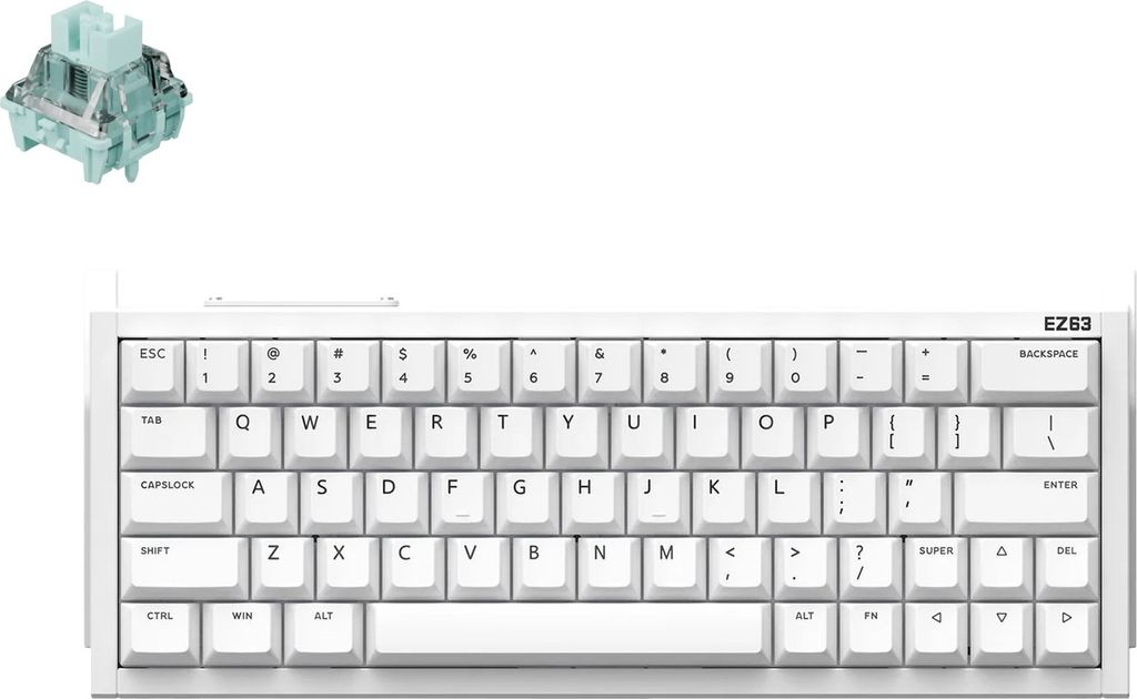 IQUNIX EZ63 HE Rapid Trigger Gaming Keyboard, QWERTY US, 8K Obrázek produktu 