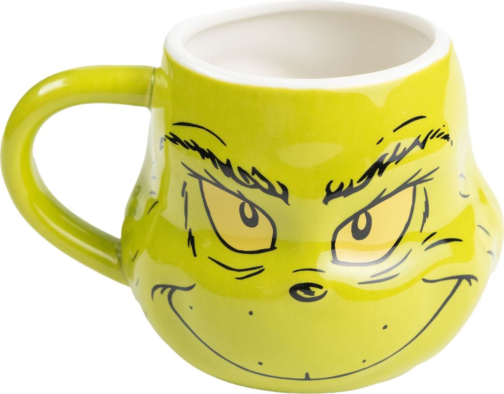 The Grinch 3D Tasse in Geschenkbox - Grinch Gesicht Produktbild 3