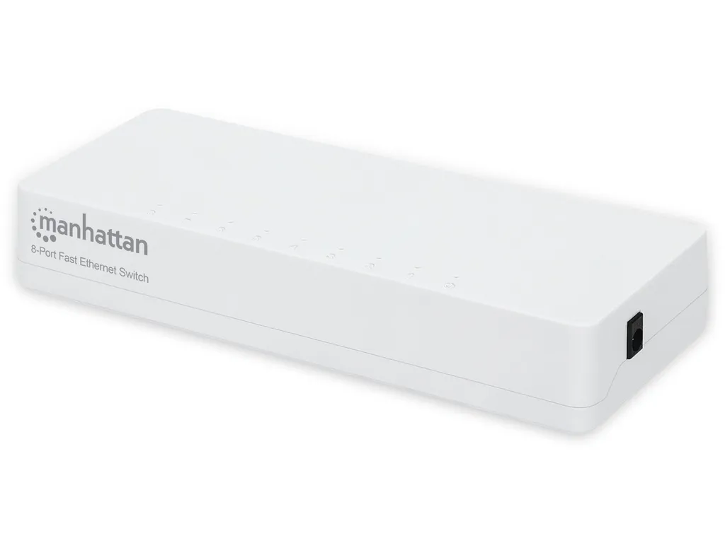 Switch Manhattan 560689 Extension Réseau 8 Ports pour Maison et Bureau