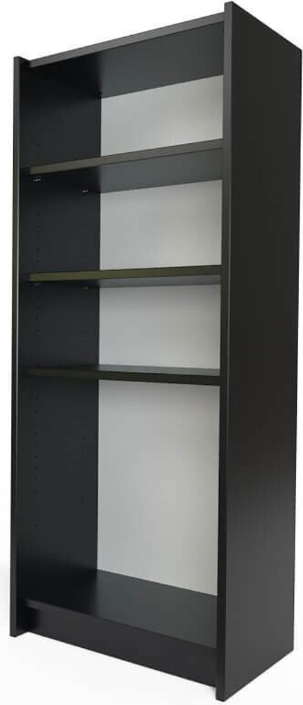 Bücherregal aus Holz - Schwarz
