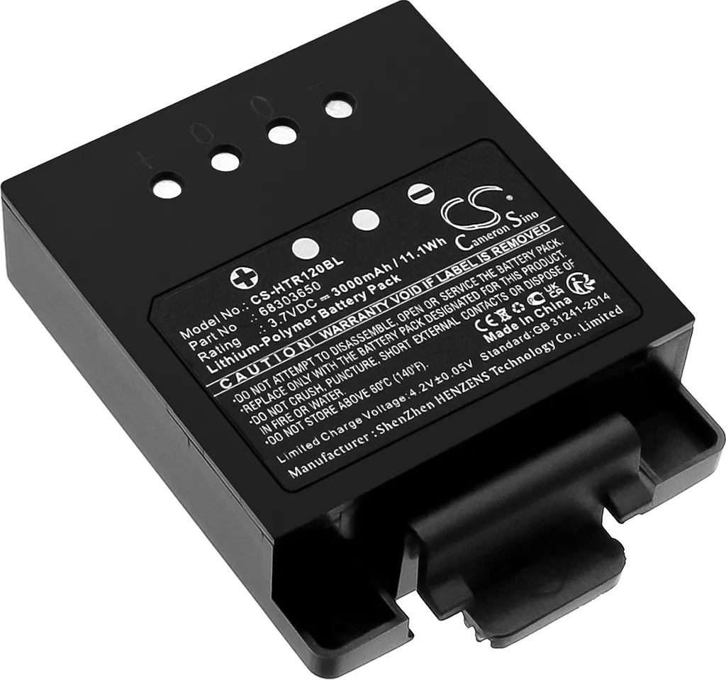 Batterie Hetronic ERGO-120 haute capacité 2000mAh pour 68303650 NiMH