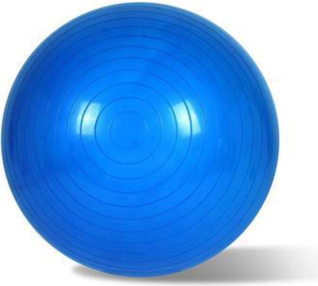 EmpireAthletics - Sitz- und Gymnastik-Ball mit Pumpe aus elastischem Gummi-Material mit 75 cm Ø - Sitzball Fitnessball in BLAU