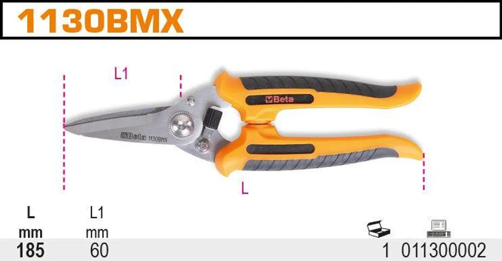 Ciseaux Beta inox à lames micro-dentées pour une coupe nette et précise