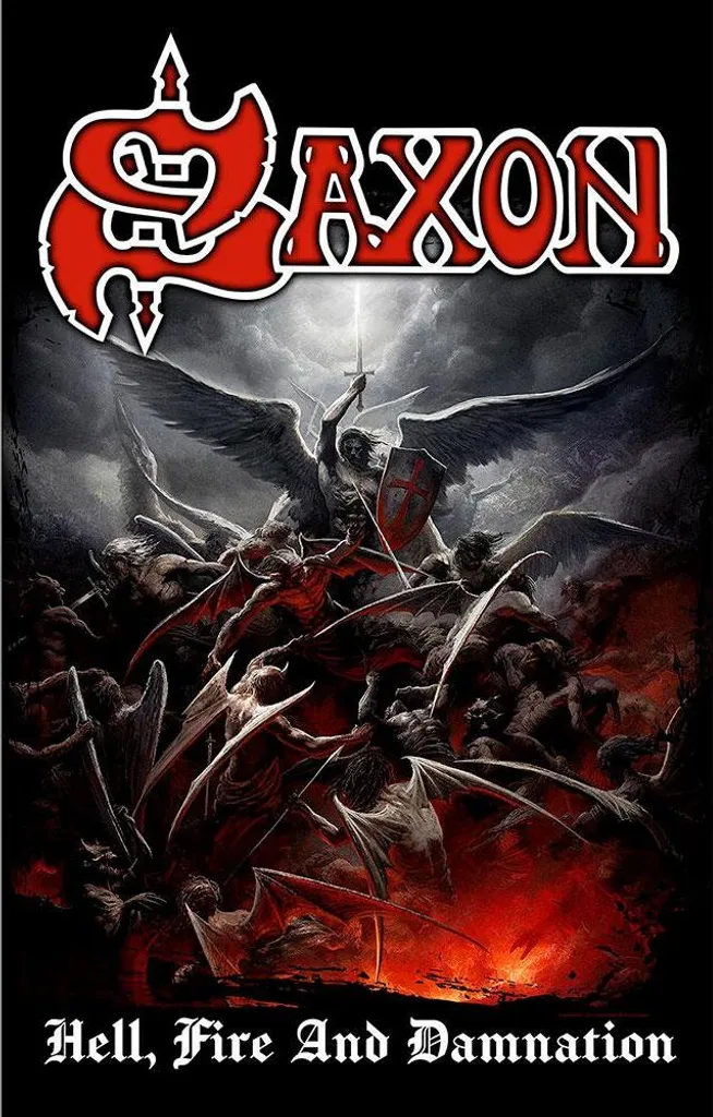 Décoration Murale Saxon Hell Fire And Damnation pour Studio et Chambre