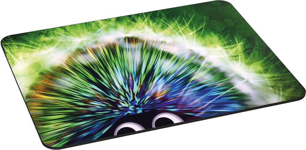 PEDEA Design Mauspad 35 x 26 cm, green hedgehog