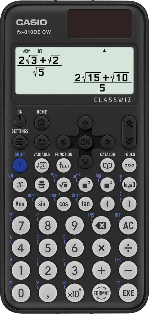 CASIO FX-810DE CW Wissenschaftlicher Taschenrechner schwarz