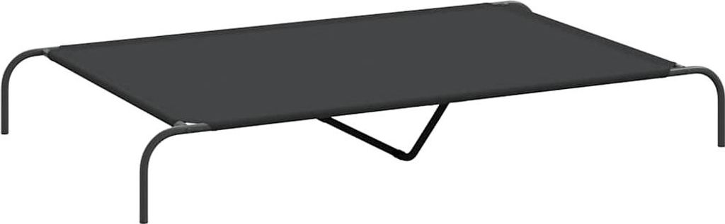 vidaXL Zvýšený pelech pre psov čierny 150x90x20 cm Oxford Obrázok produktu 