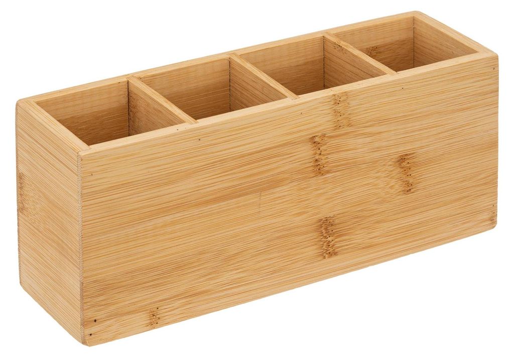 Make-up-Pinselhalter Bambus Five® - Holz - Sortierboxen | Produktbild 