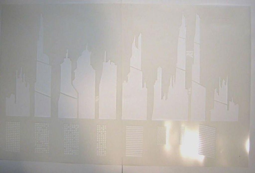 Hansa, Schablone - Futuristic Cityscape I XL 410192