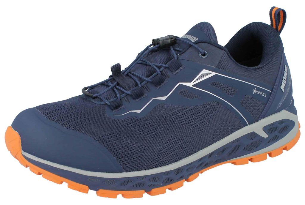MEINDL Power Walker Herren Trekkingschuhe blau orange Produktbild 