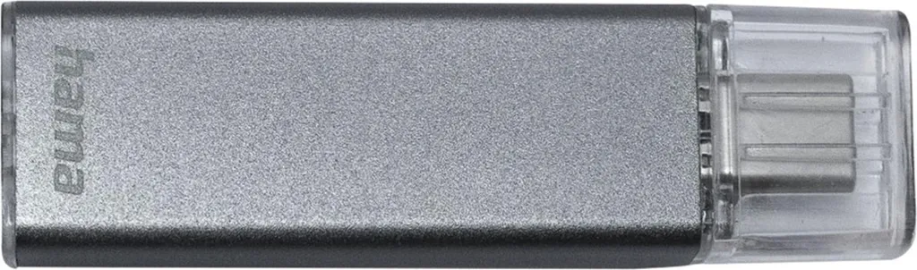 hama 182472 hama chiavetta USB 3.1 "Uni-C Classic", 128 GB, antracite