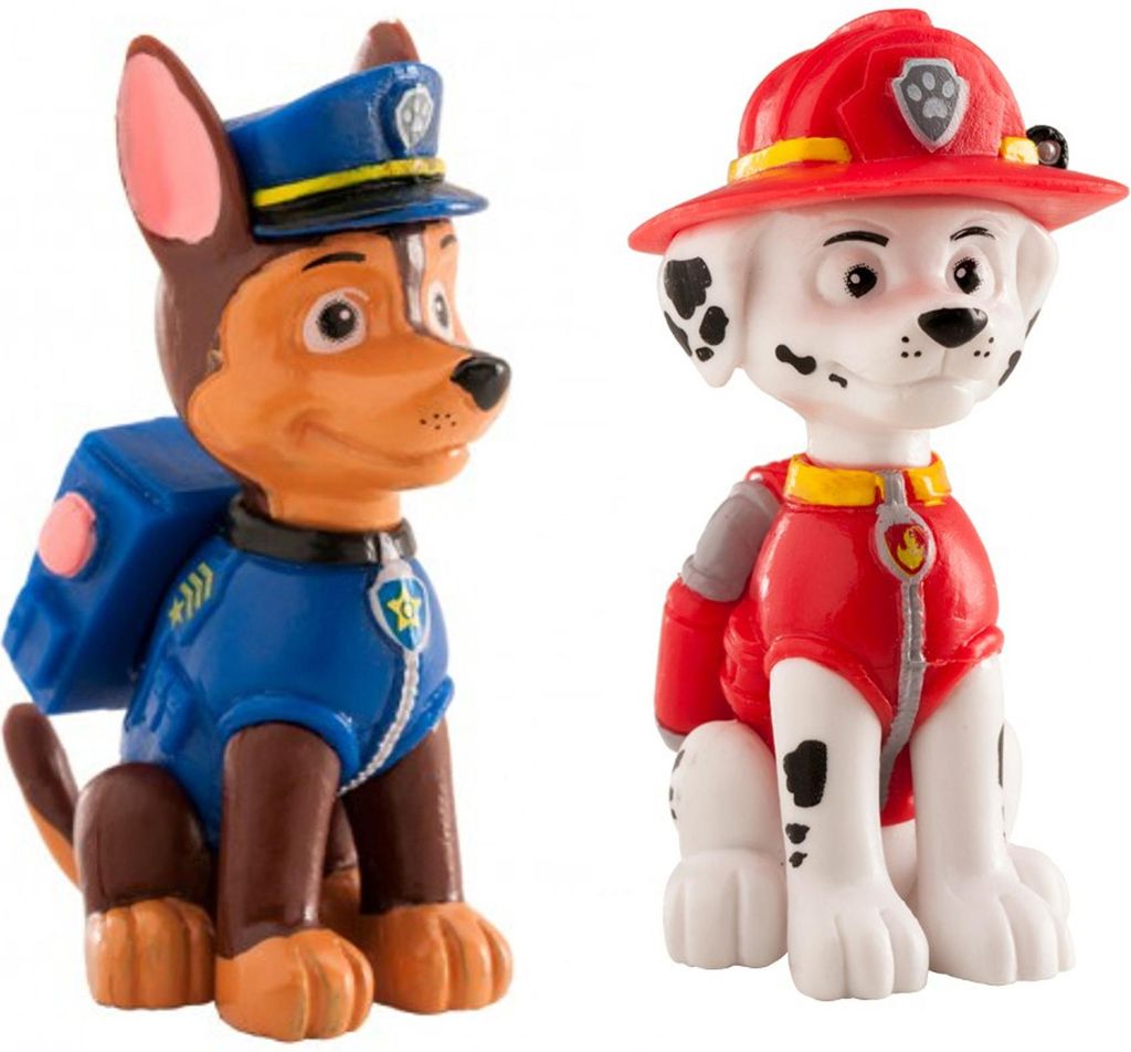 Figur Paw Patrol Chase und Marshall 6cm