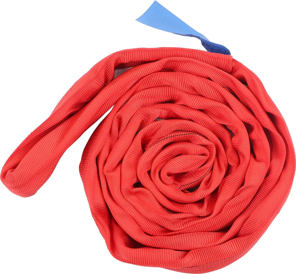 Sangle levage 5T pour chantier et grue, polyester 2m usage intensif - 4
