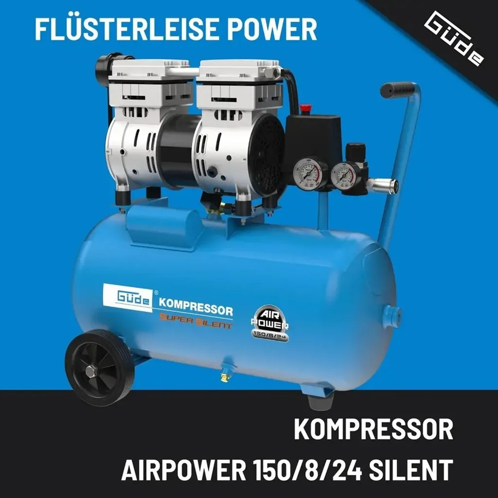 Compresseur AIRPOWER SILENCIEUX 8 bars 24L - Performance et Silence