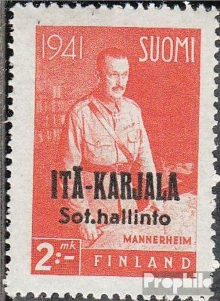 Briefmarken Finnische Bes. Ostkarelien 1942 Mi 24 Produktbild 