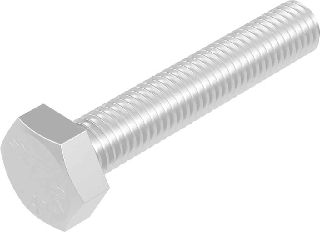 SECCARO Sechskantschraube M8 x 45 mm, Edelstahl V2A VA A2, DIN 933 / ISO 4017, Außensechskant, 20 Stück