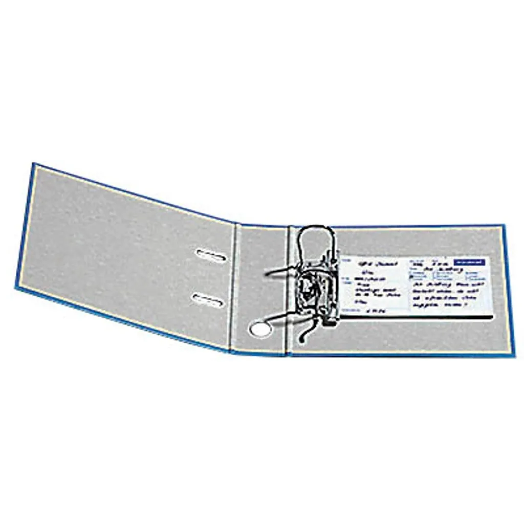 Classeur plastique rouge Bene format A5 dos large 75mm mécanisme acier