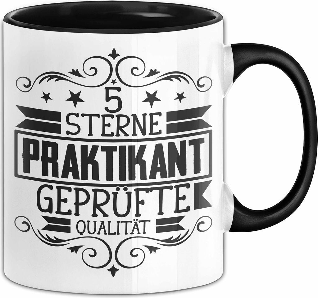 Praktikant Tasse Geschenk Kaffee-Becher Lustiger Spruch 5 Produktbild 