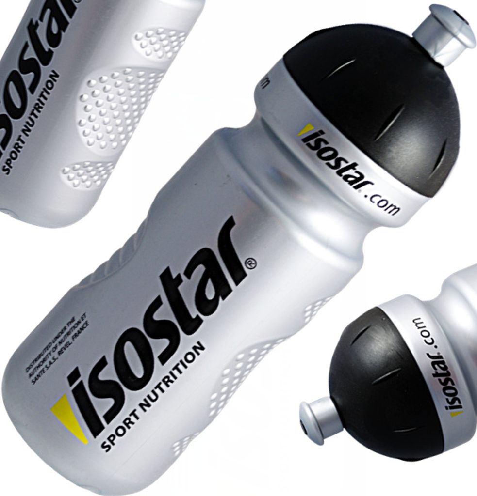Isostar Trinkflasche mit Push und Pull Deckel Füllmenge Produktbild 